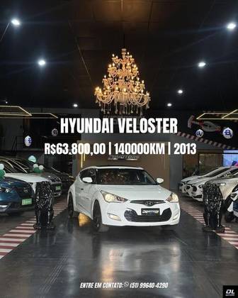 HYUNDAI VELOSTER 1.6 16V GASOLINA 3P AUTOMÁTICO HYUNDAI VELOSTER 1.6 16V GASOLINA 3P AUTOMÁTICO